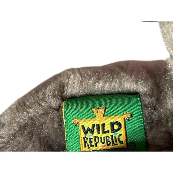 Wild Republic Baby Rhinoceros Plush 12" Gray Stuffed Animal Toy - Picture 4 of 5